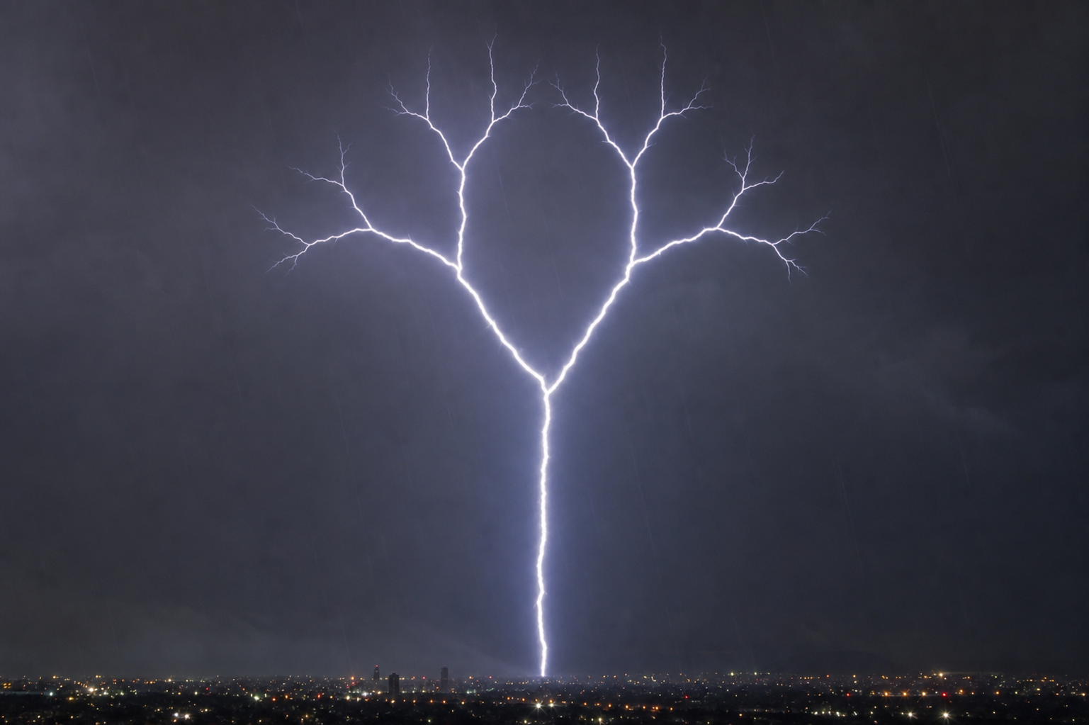 Lightning scene