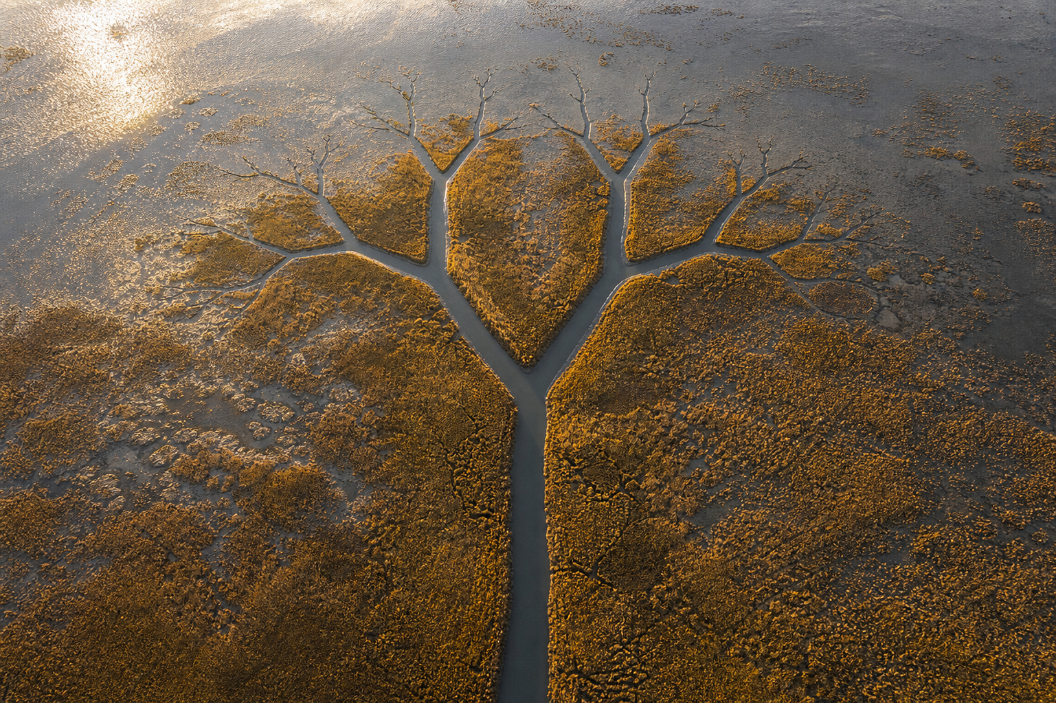 River delta scene